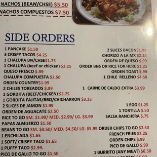 Appetizers &amp; sides