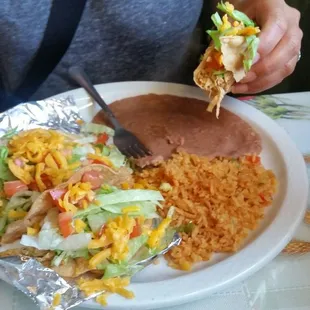 Wife loved the crispy Tacos plate