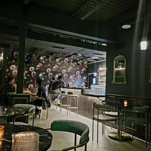 Cool intimate atmosphere