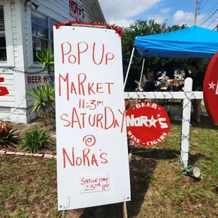 Pop up market monthly 2nd Saturday