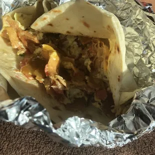 Migas tacos