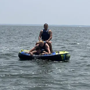 Crazy boys on the water!