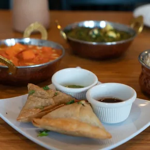 a variety of food items