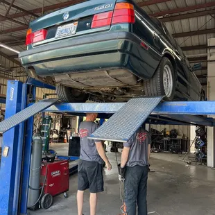 My 95 540i 6 speed getting a muffler and resonator delete.