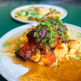 Short Rib w/ farro, braised fennel, turnip, salsa verde | $28 (polenta was served instead of farro)