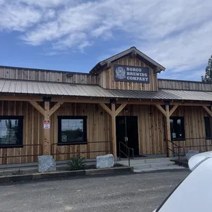 the outside of the building