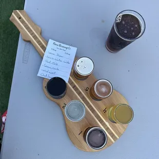 Flight and a pint of some brews