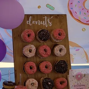 Donut wall for my daughters donut theme birthday