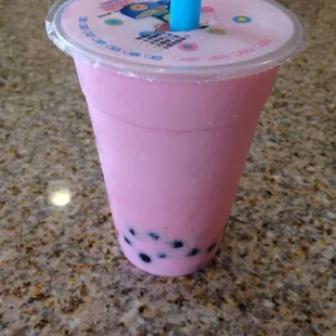 Strawberry Smoothie Boba
