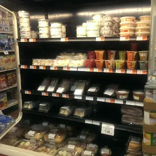  refrigerated section of a grocery store