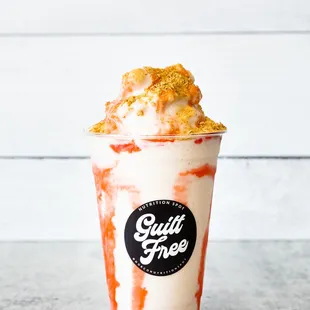 Cheesecake shake
160 calories
18g carbs
17g protein
3g fat
13g sugar