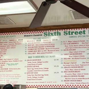 Updated menu. Still great prices!