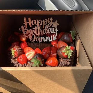 Another delicious and beautiful creation made. Chocolate fudge cake