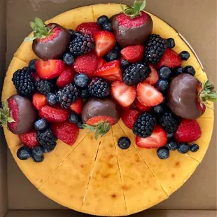 Mixed Berry NY Style Cheesecake