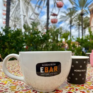 Pour Over with cream on the side.