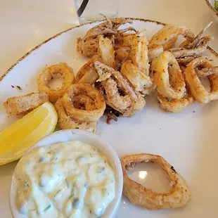 Crispy calamari $14.25