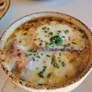 Bowl of French onion soup $11