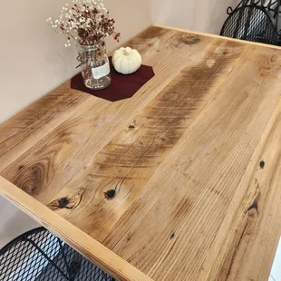 Unique hardwood tables