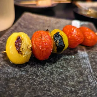 Cherry Tomato skewer. $3.