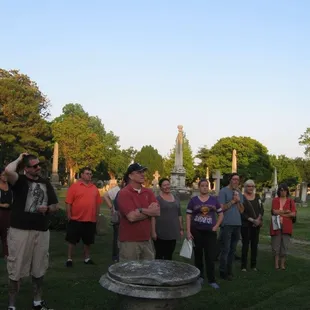 Strange Happenings Tour at Elmwood Cemetery lead by historian Josh Weinstein