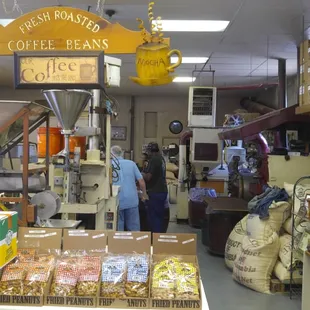 A real coffee roasting shop.