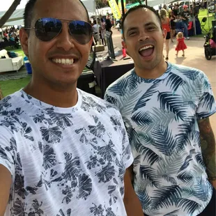 At the Latino Music Festival!!!