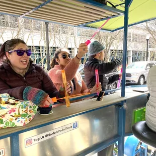Pedaling through downtown Norfolk