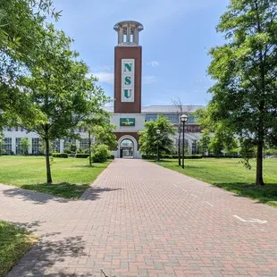 Norfolk State University communications tower.
