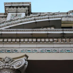 The ornamentation of the Monticello Arcade