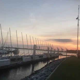 Beautiful Sunset from the outside deck