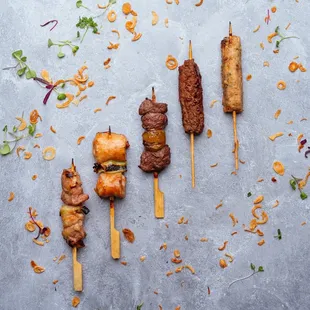 Chicken thigh Wagyu beef Wagyu meatball Chicken meatball