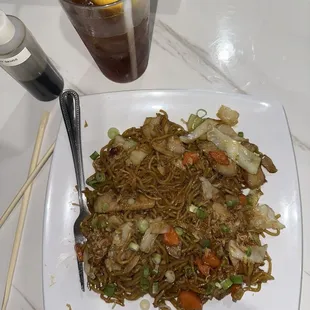 Fried Ramen with Pork