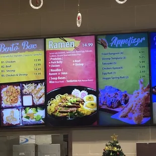 Menu (As of December 2023)