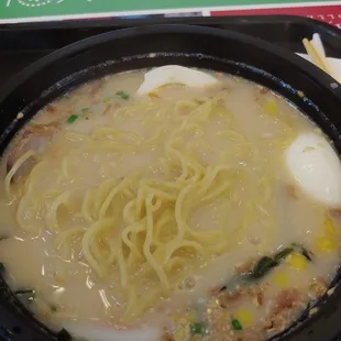 Tonkotsu ramen with pork and egg