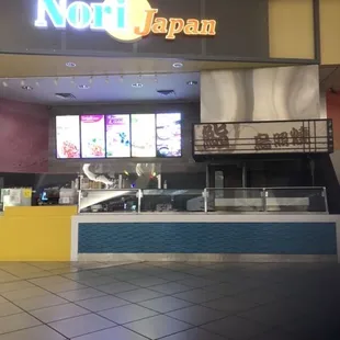 the inside of a restaurant