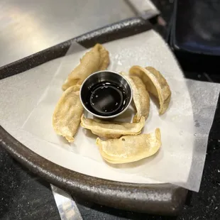 Gyoza - which I&apos;m pretty sure are frozen and not fresh