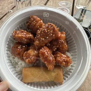 Orange chicken