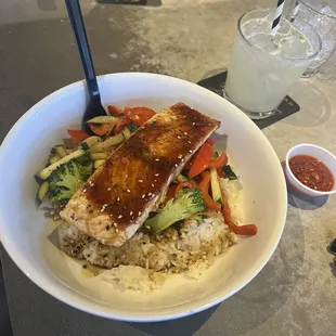 Teriyaki salmon