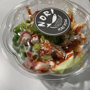 freestyle Poke Bowl with 2 Proteins