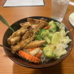 Chicken teriyaki bowl