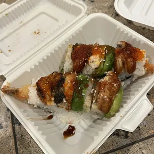 Dragon Roll $12.75