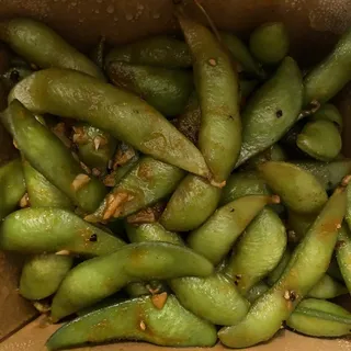 Spicy Garlic Edamame