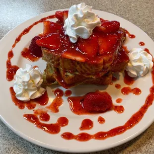 Strawberry french toast