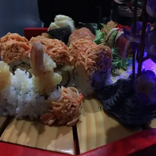 eating sushi here all the time
