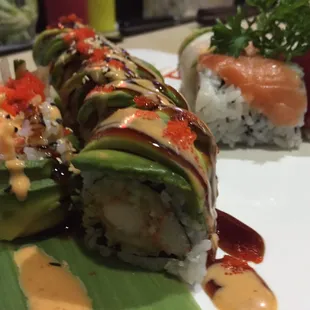 sushi, sushi and sashimi, food, sashimi