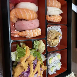 Sushi Bento Box (also comes with Miso Soup)