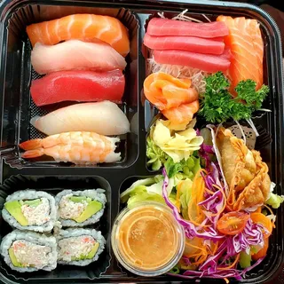 BB10. Sushi and Sashimi Bento Box