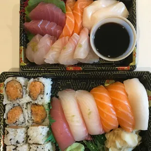 Sushi and Sashimi Combo