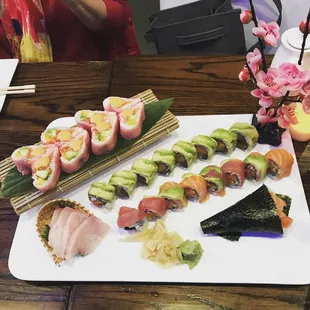 food, sushi and sashimi, sushi, sashimi