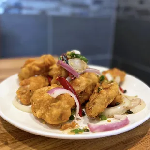 #106 避風塘雞翼 Typhoon Shelter-Style Chicken Wings | $14.95 (tastes more like S&P wings)